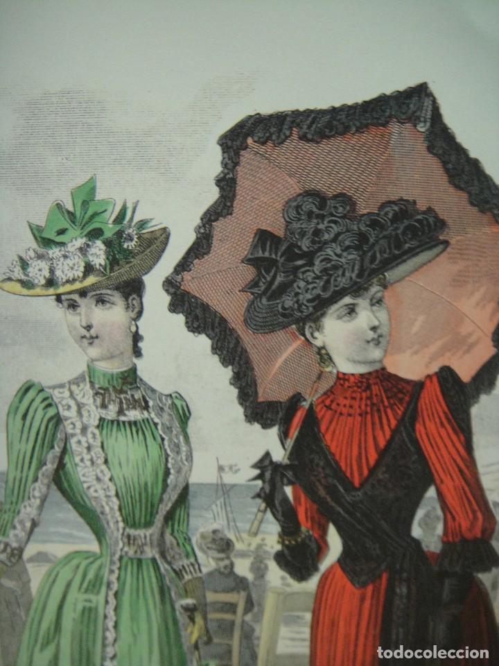 Arte: grabado litografico , la moda elegante - Foto 2