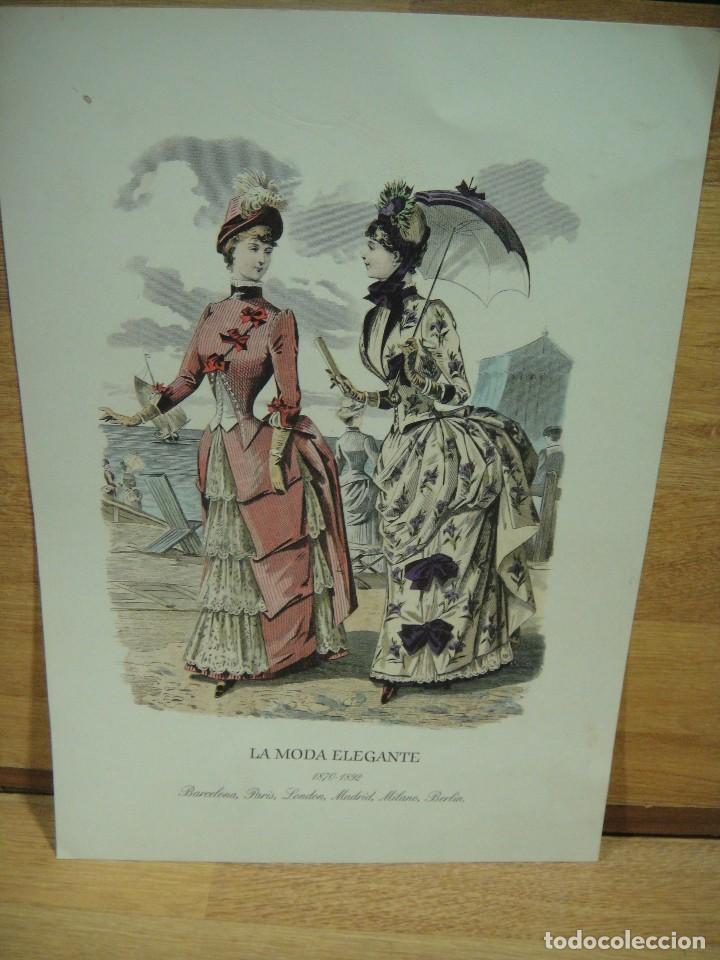 Arte: grabado litografico , la moda elegante - Foto 1