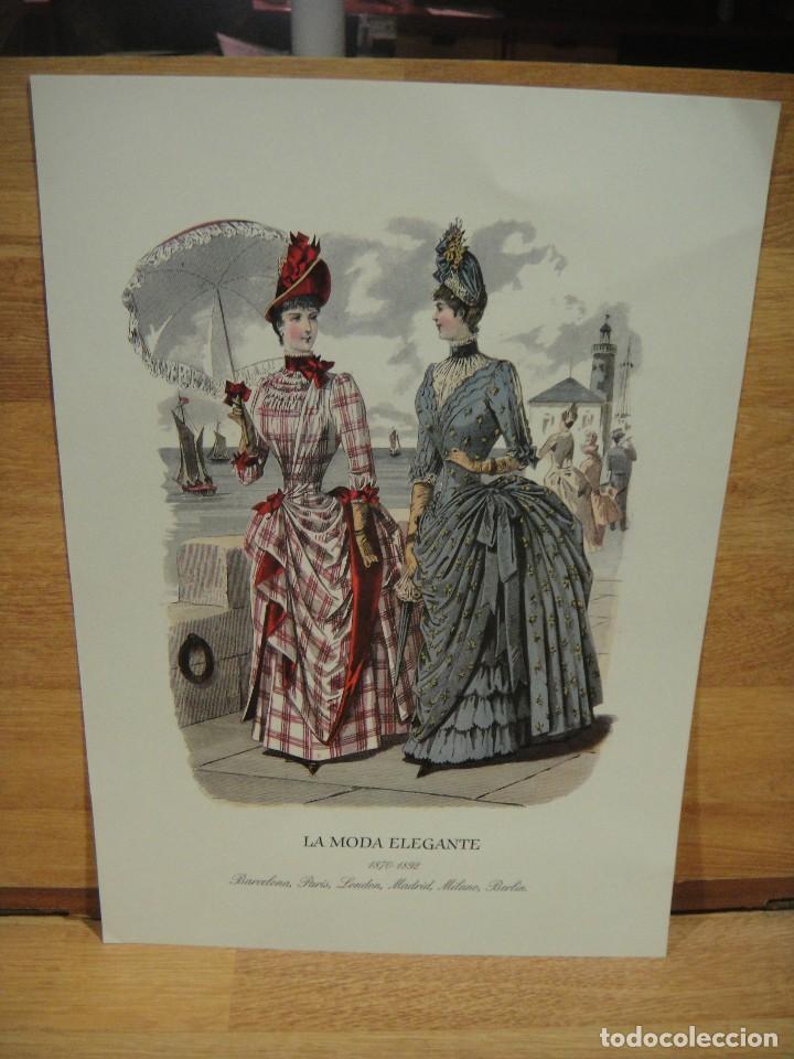 Arte: grabado litografico , la moda elegante - Foto 1