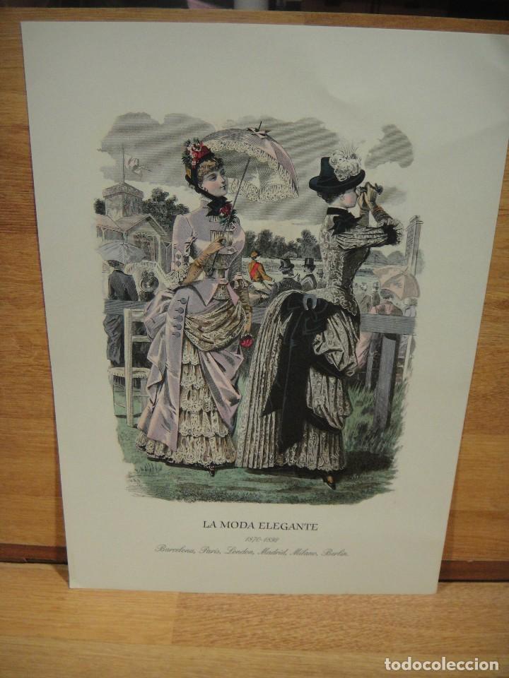 Arte: grabado litografico , la moda elegante - Foto 1