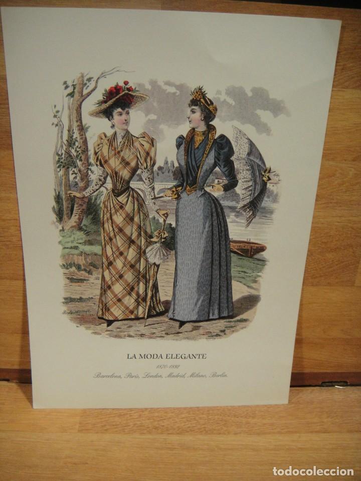 Arte: grabado litografico , la moda elegante - Foto 1
