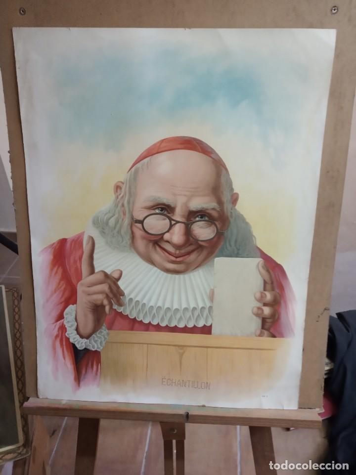 Arte: LITOGRAFIA PERSONAJE INDETERMINADO - MUESTRA COMERCIAL (&Eacute;CHANTILLON) N&ordm; 219 P / 44 X 58 Cm.