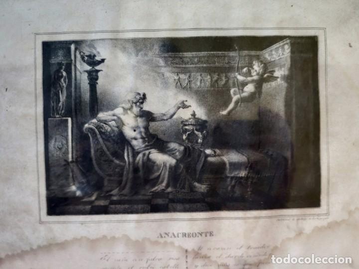 Arte: LITOGRAF&Iacute;A ANTIGUA ANACREONTE, BBB 176 - Foto 5