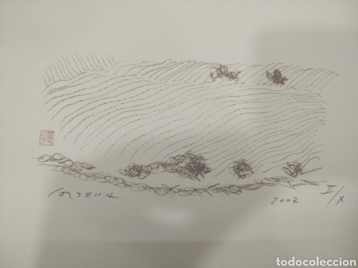Arte: Litograf&iacute;a Domenec Cornell&aacute; . Numerada y firmada. - Foto 2