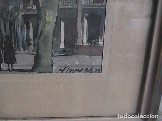 Arte: LITOGRAFIA DE FREDERIC LLOVERAS. EDIFICIO LA PEDRERA DE GAUDI. BARCELONA. - Foto 3