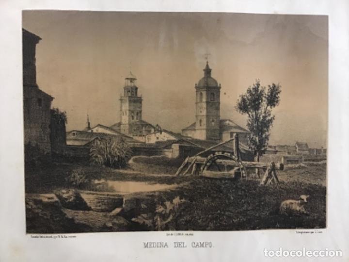 Art: MEDINA DEL CAMPO. PARCERISA. LIT. DONON (LIT. 22 X 32 CM)