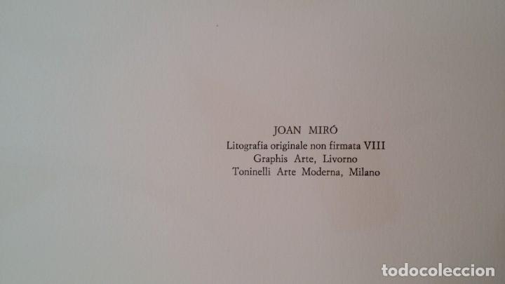 Arte: Joan Miro, litograf&iacute;a VIII - Foto 9
