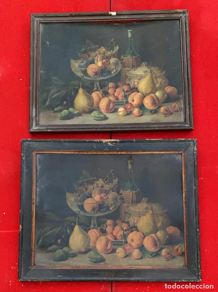 Art: LITOGRAFIAS ANTIGUAS EN CARTON FIRMADAS PARECE QUE PONE FALCHETTI DE 46 X 36 CMS.