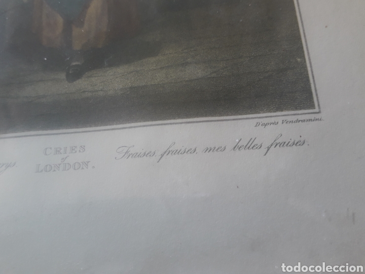 Arte: Antigua litograf&iacute;a inglesa - Foto 3