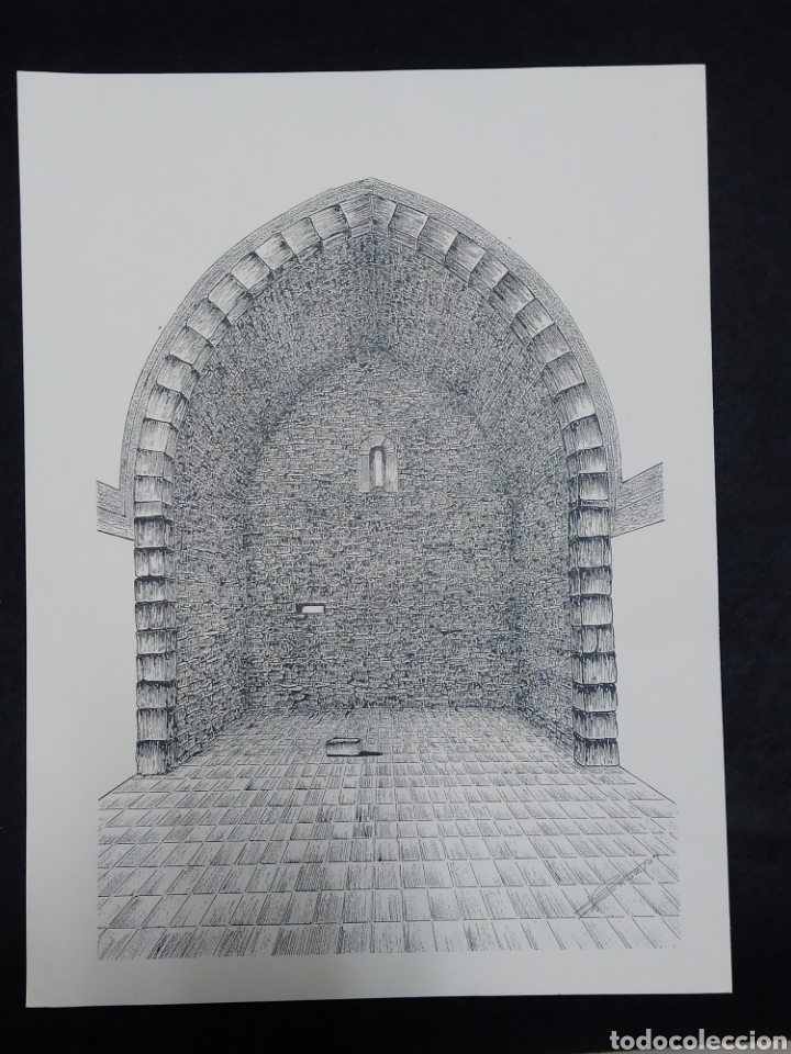 Arte: LITOGRAFIA ANTONI CRUZ CAPELLA SE SANT CORNELI