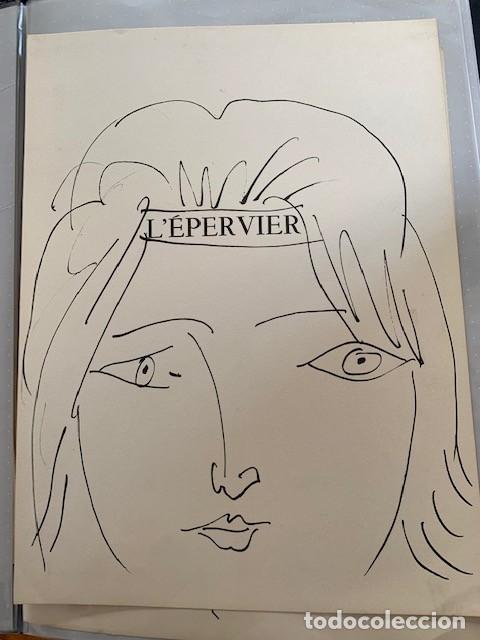Kunst: L'Epervier. Litografia original de Picasso publicada en 1957