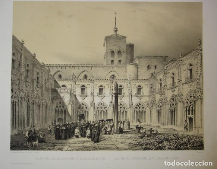 Arte: Claustro del Monasterio de San Salvador de O&ntilde;a en Burgos por Villa Amil
