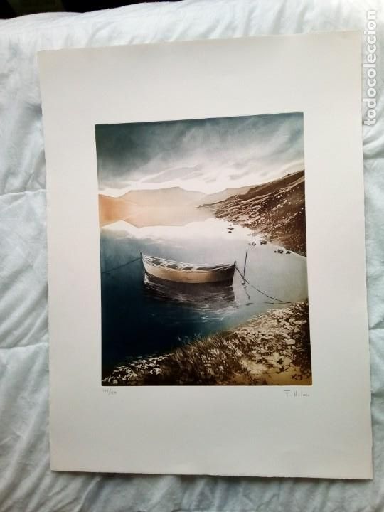 Arte: Litografia original/ grabado litografico autor:France Hilton