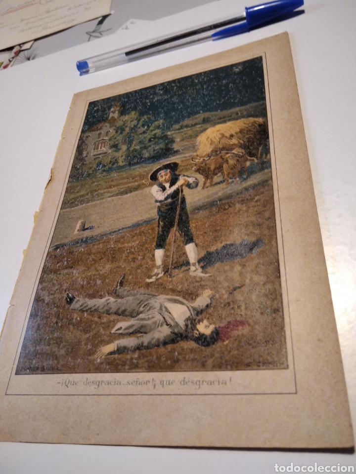 Arte: Litograf&iacute;a antigua de libro