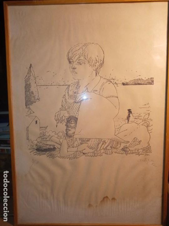 Arte: ARTIGAU - DIBUJO - 1982 . - Foto 2
