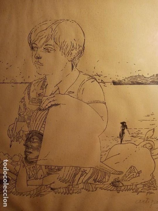 Arte: ARTIGAU - DIBUJO - 1982 . - Foto 5