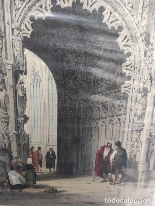 Arte: PUERTA DE LA SALA CAPITULAR DE LA CATEDRAL DE TOLEDO - 55x39 - Foto 5