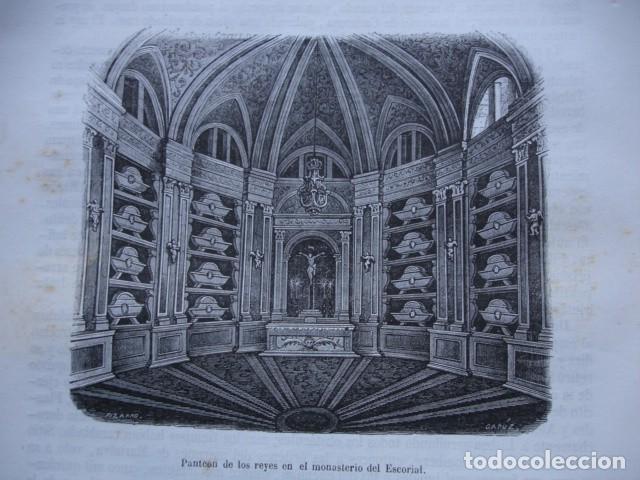 Arte: PANTEON DE LOS REYES EL ESCORIAL .1850