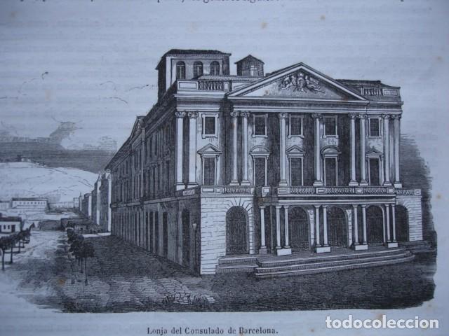 Arte: LONGA DEL CONSULADO BARCELONA .1850