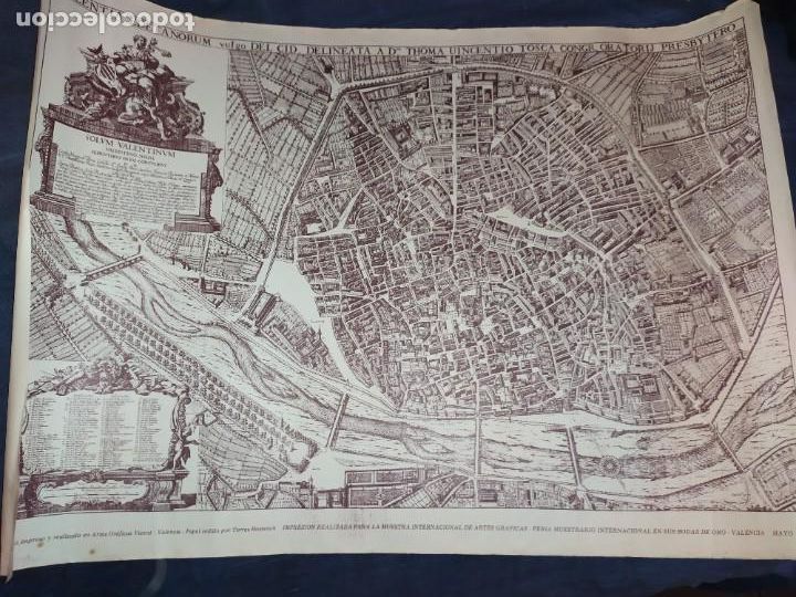 Arte: LITOGRAFIA VALENTIA EDETANORUM 1972 VALENCIA MUESTRA ARTES GR&Aacute;FICAS BODAS DE ORO PAPEL HOSTENCH