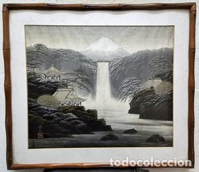Arte: LITOGRAFIA ENMARCADA CON PASPARTU Y CRISTAL - CUADRO-304