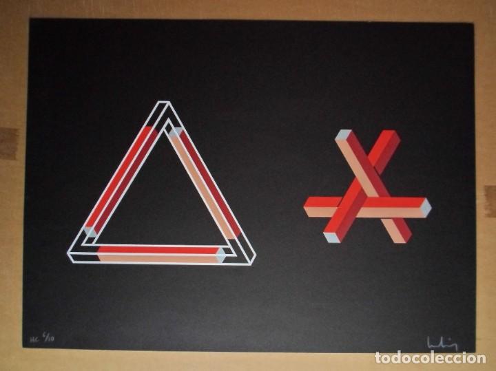 Art: Josep MOLINS Litografia 1991 de 68x50 firmada y numerada al lapiz HC6/10 por el artista. Edici&oacute;n 50