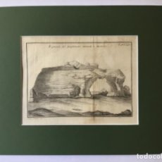 Arte: FRAGMENTO DEL AMPHITEATRO MIRANDO A MEDIODIA (1769). FRANC. BONIFACI. GIL. (LIT. 15,5 X 20,5 CM)