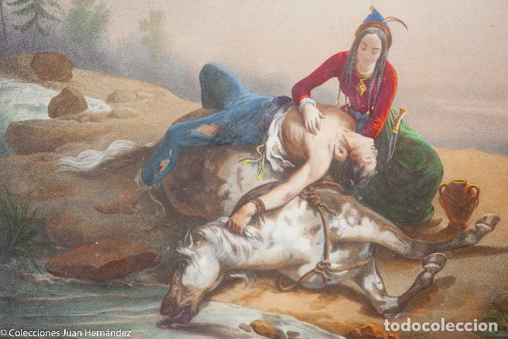 Kunst: Delivrance de Mazeppa _ Mazzepa esta salvado _ E. Charpentier _ Llanta _ Turgis rue Serpente