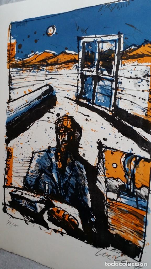 Arte: Litograf&iacute;a firmada y numerada, 1988 - Foto 5