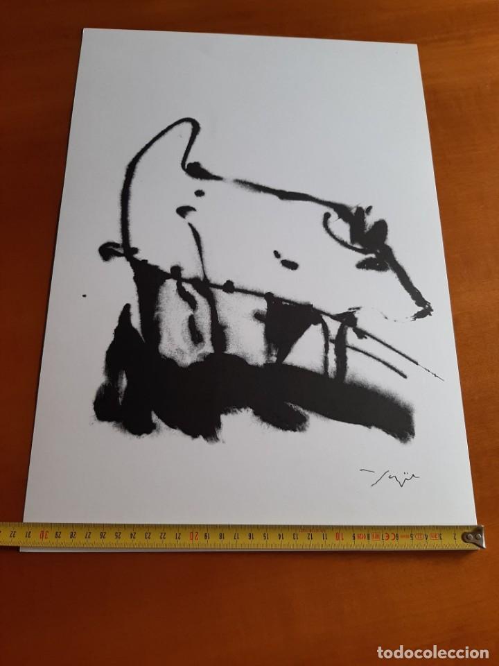 Arte: litografia de jose maria yag&uuml;e (2006) prueba de autor, original firmada en lamina numerada a mano