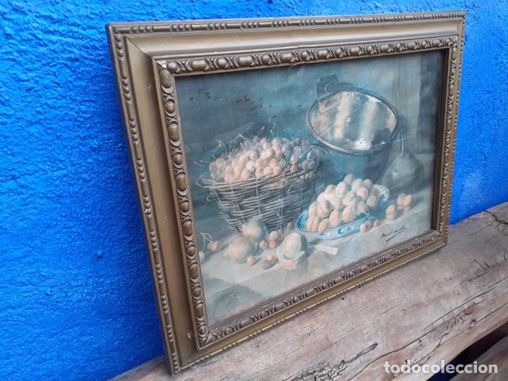 Arte: Bodeg&oacute;n con precioso marco 39 x 29 cm - Foto 1