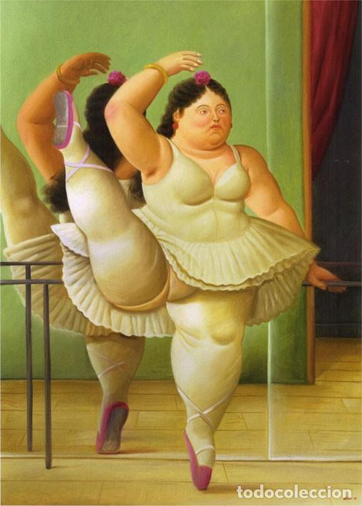 Art: Botero bailarina de Ballet - lamina para enmarcar