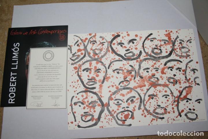 Arte: LITOGRAFIA DE ROBERT LLIMOS, NUMERADA - Foto 2