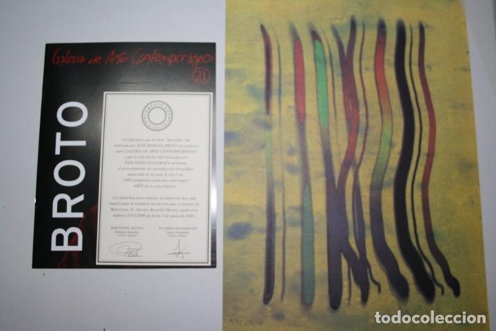 Arte: LITOGRAFIA DE BROTO, NUMERADA - Foto 2