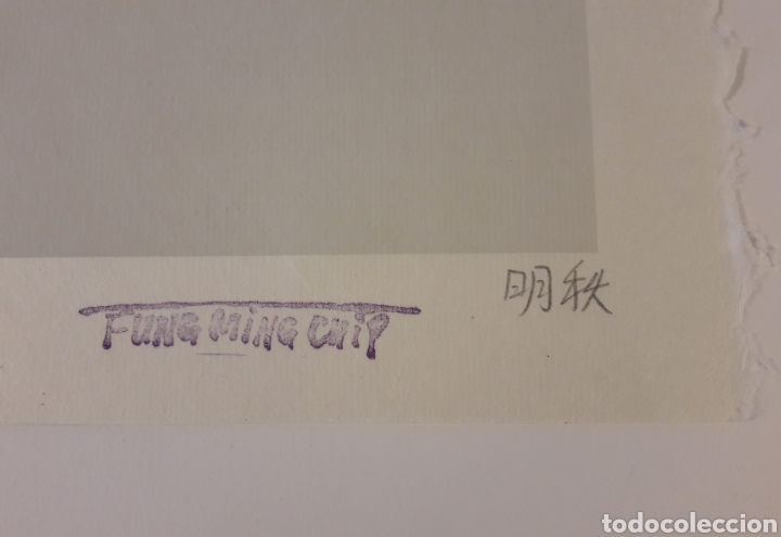 Arte: FUNG MING CHIP , LITOGRAFIA - Foto 3
