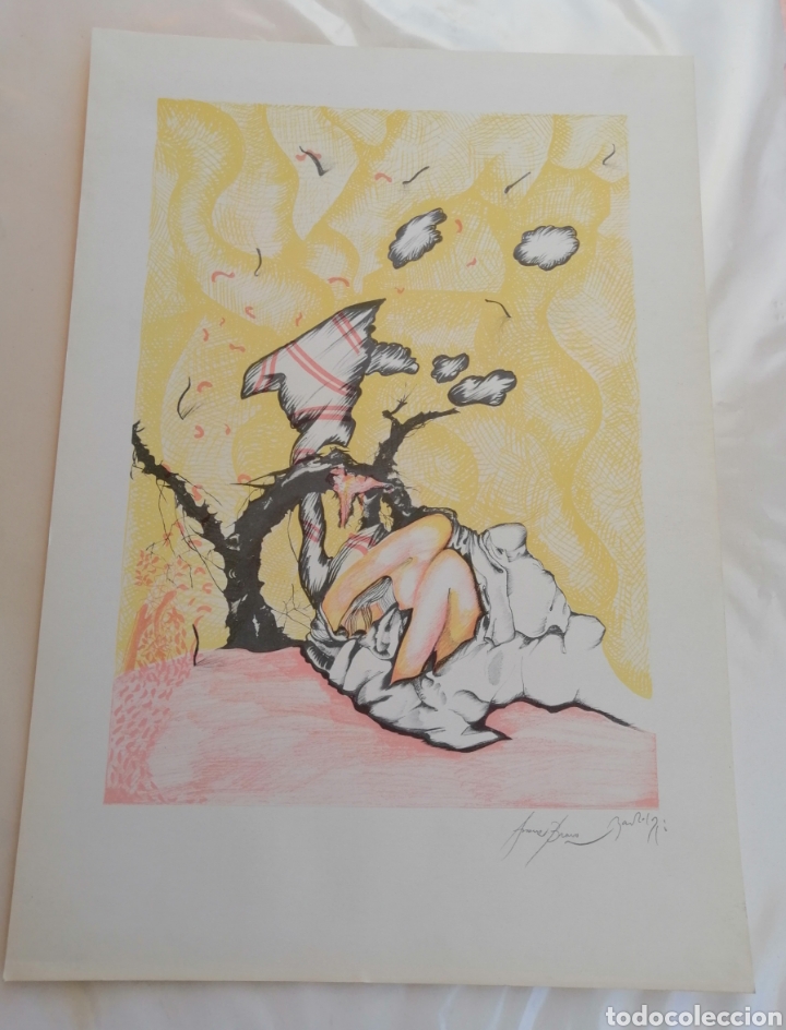 Arte: Litografia de Arranz Bravo y Bartolozzi - Foto 1