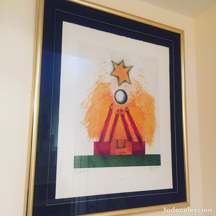 Arte: Cuixart M. Litografia numerada y firmada.