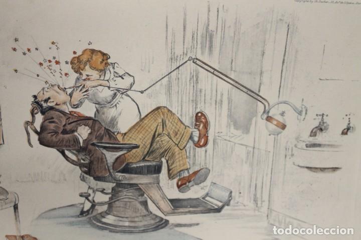 Arte: F. HOFFMANN, UNA LITOGRAF&Iacute;A, C&Oacute;MICA DE DENTISTA , - Foto 4