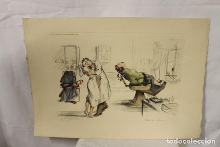 Arte: F. HOFFMANN, UNA LITOGRAF&Iacute;A, C&Oacute;MICA DE DENTISTA , - Foto 6