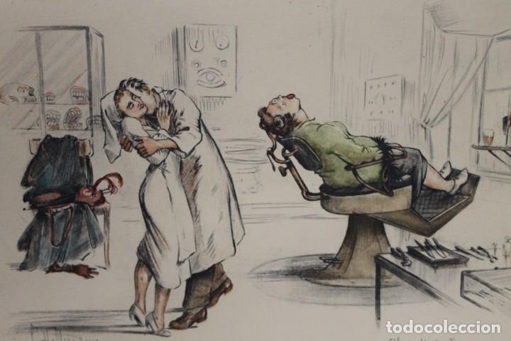 Arte: F. HOFFMANN, UNA LITOGRAF&Iacute;A, C&Oacute;MICA DE DENTISTA , - Foto 7
