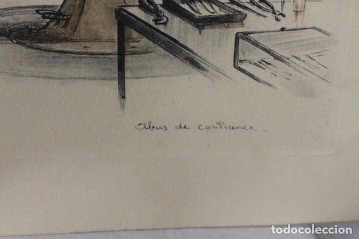 Arte: F. HOFFMANN, UNA LITOGRAF&Iacute;A, C&Oacute;MICA DE DENTISTA , - Foto 8