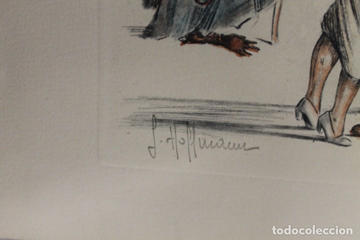 Arte: F. HOFFMANN, UNA LITOGRAF&Iacute;A, C&Oacute;MICA DE DENTISTA , - Foto 9