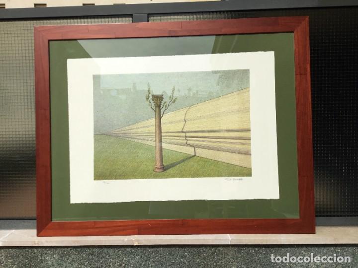 Arte: Litograf&iacute;a Subirachs - Columna Corintia (100X79cm)