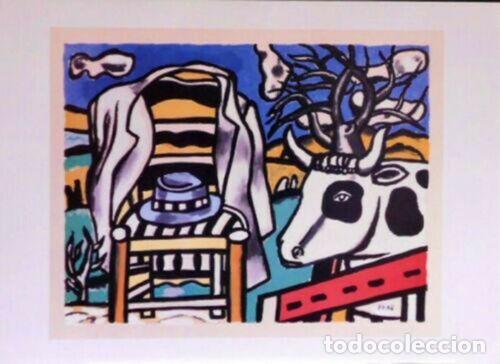 Arte: FERNAND LEGER - Las silla . 70 x 50 cm - Foto 1