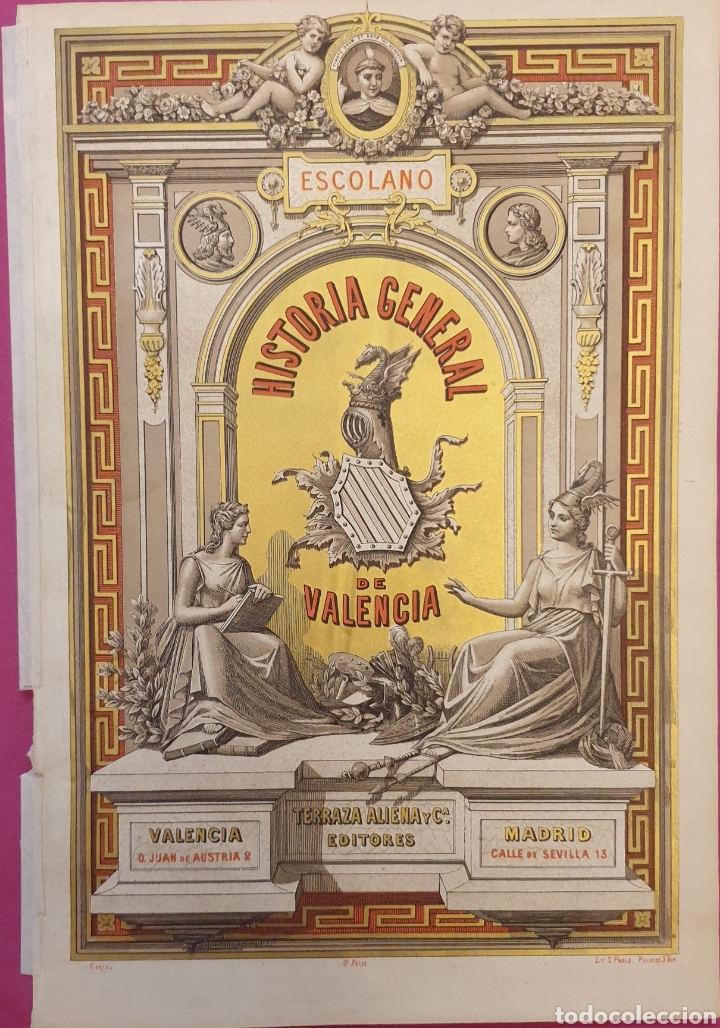 Arte: Litografia coloreada original de primeros de 1800 - Foto 1