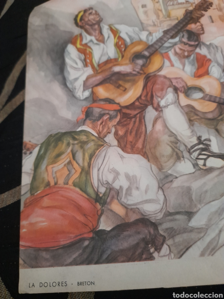 Arte: Antigua litograf&iacute;a, La Dolores - Foto 2