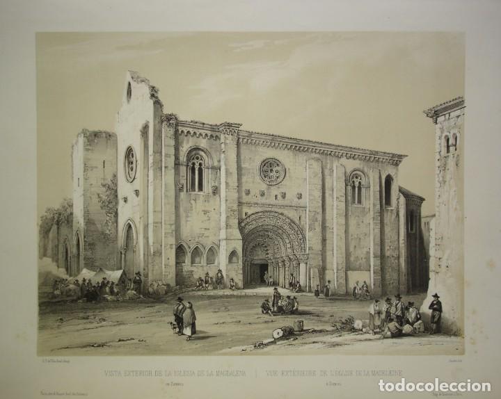 Arte: Vista exterior del siglo XIX de la Iglesia de la Magdalena en Zamora