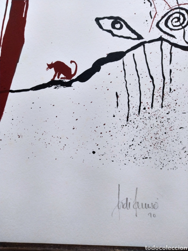 Arte: LITOGRAFIA JORDI SAMS&Oacute; 6/50 - Foto 3