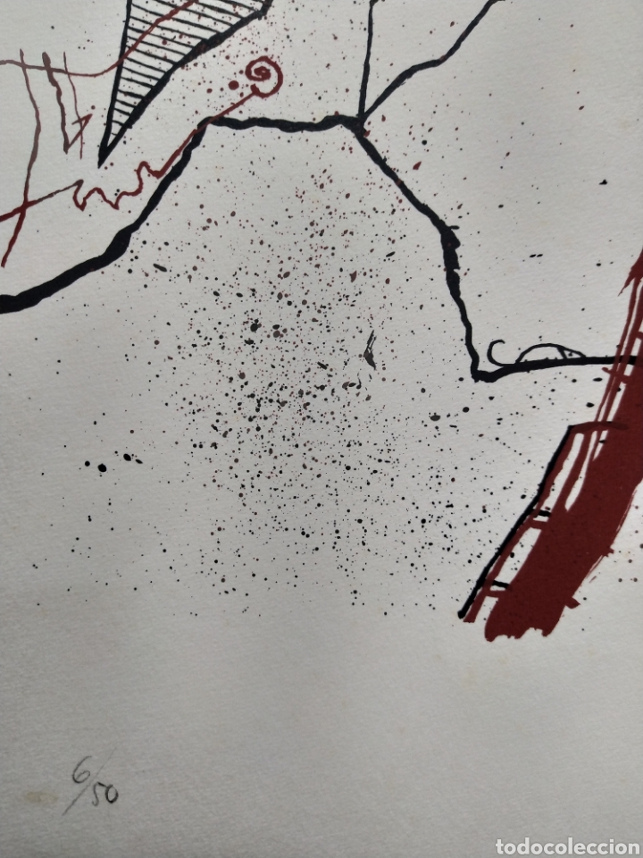 Arte: LITOGRAFIA JORDI SAMS&Oacute; 6/50 - Foto 4