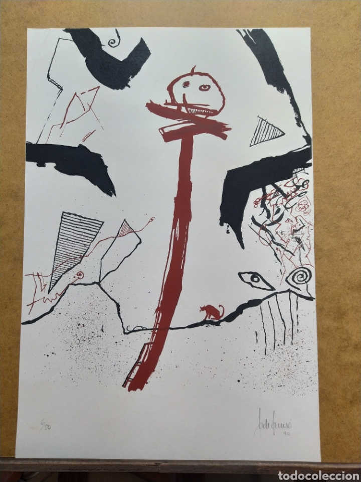 Arte: LITOGRAFIA JORDI SAMS&Oacute; 6/50 - Foto 1